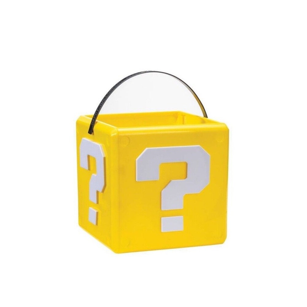 Nintendo Super Mario Bros Halloween Trick Or Treat Pail, Candy Bucket IN HAND